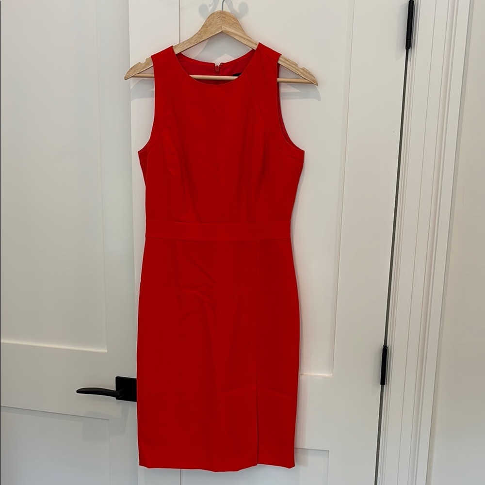 NEW WITH TAGS J. Crew Bold Red Midi Dress